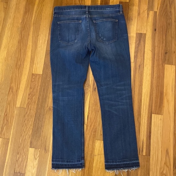 Current/Elliot Women’s Blue Straight Cropped Jeans Size 29 - Picture 6 of 8